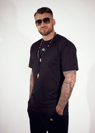 Czarny t-shirt OFF