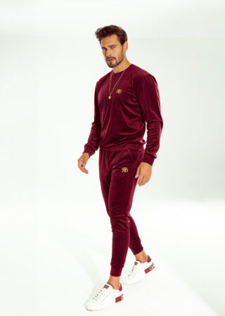 Bordowy dres Ricco