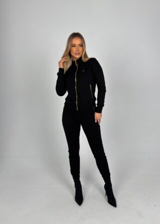 Czarny komplet dresowy Motion