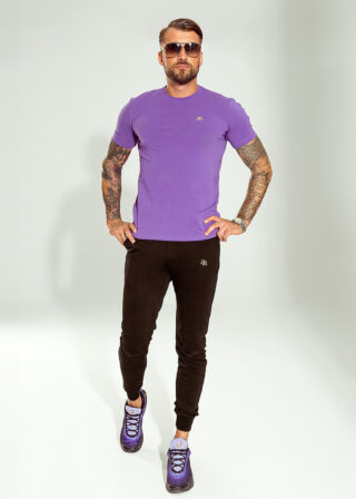 Fioletowy t-shirt Summer