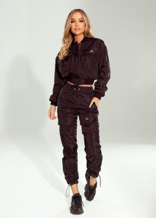 Czarne bojówki damskie Avril