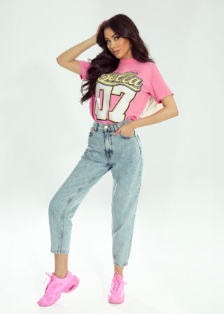 Różowy t-shirt Bloom