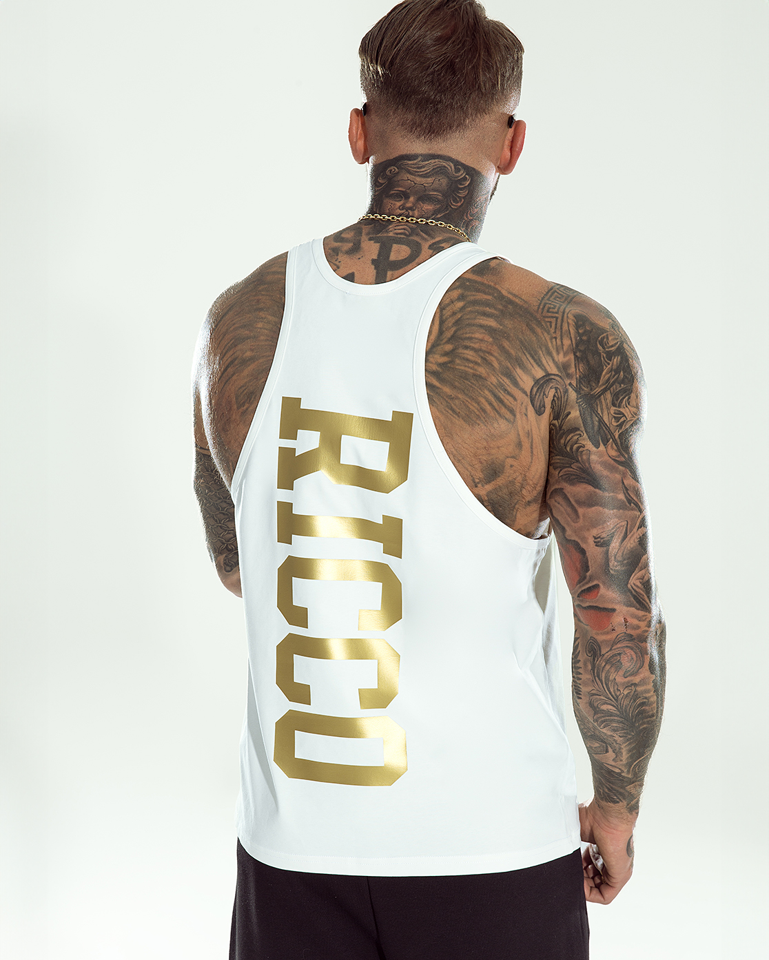 Tank top Shark ecru - obrazek 2