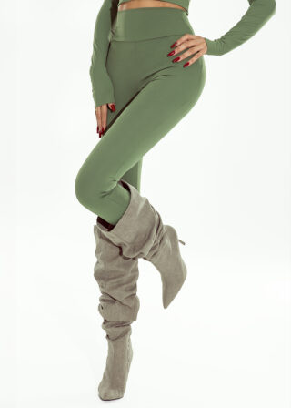 Zielone legginsy Bella - obrazek 3